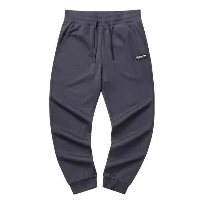 Pantalon en tricot à cordon de serrage de la série Casual Colorée « Noir »