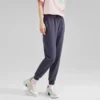Pantalon en tricot à cordon de serrage de la série Casual Colorée « Noir »