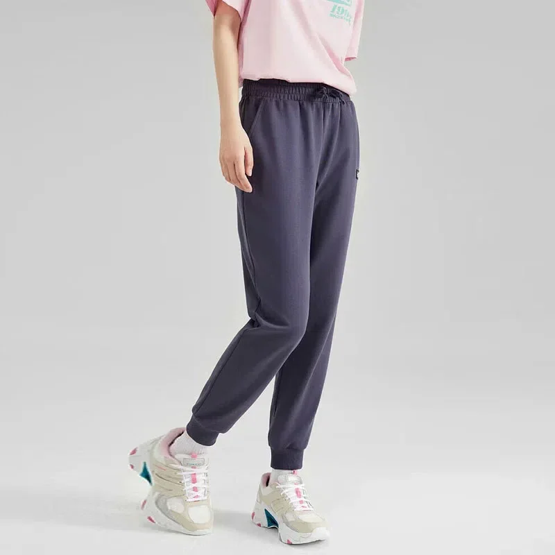 Pantalon en tricot à cordon de serrage de la série Casual Colorée « Noir »