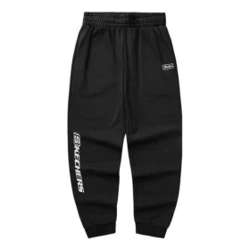 Pantalon tissé avec logo imprimé « Noir » Pantalon tissé avec logo imprimé « Noir »