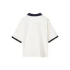 Polo imprimé logo « Blanc Noir »