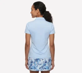 Polo à manches courtes GO GOLF Birdie avec fermeture éclair sur le devant