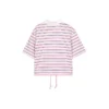 Polo rayé « Rose Blanc »