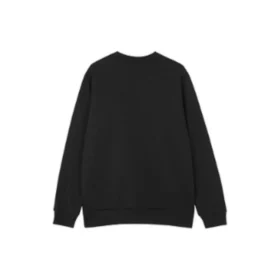 Pull à col rond avec logo imprimé « Noir Gris Blanc Violet »