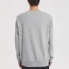 Pull à col rond avec logo imprimé « Noir Gris Blanc Violet »