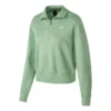 Pull à col rond avec logo imprimé « Vert »