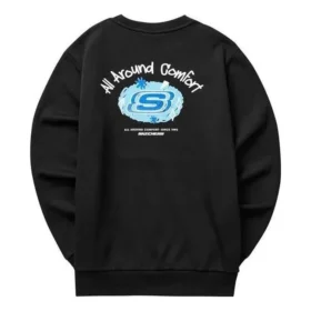 Pull à col rond avec logo « Noir Bleu Blanc »