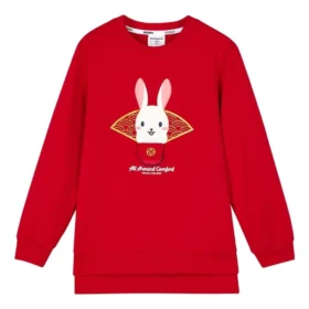 Pull à col rond de la série CNY « Red White »