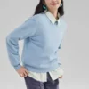 Pull à col rond et manches longues SKX « Teal »