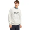 Pull à col rond imprimé de lettres de la série Diamond « Blanc Noir »
