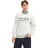 Pull à col rond imprimé de lettres de la série Diamond « Blanc Noir »