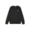 Pull à col rond imprimé lettres SKX « Blanc Noir »