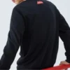 Pull à col rond imprimé « Noir Blanc Rouge »