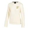Pull à col rond Skechers x SKX avec logo imprimé « Blanc Jaune »