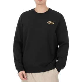 Pull à col rond Skechers x SKX avec logo imprimé « Noir Jaune »