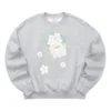 Pull à col rond Skechers x XIAOLI avec motif graphique « Gris-blanc »