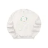 Pull à col rond Skechers x XIAOLI avec motif graphique « Gris-blanc »