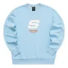Pull à col rond Sport Letter « Blue White »