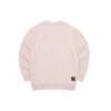 Pull à col rond Sport Letter « Rose Blanc »