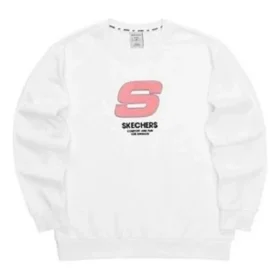 Pull à col rond Sport Letter « White Pink » Pull à col rond Sport Letter « White Pink »