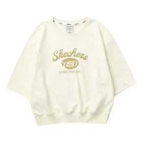 Pull décontracté à col rond imprimé de lettres « Beige » Pull décontracté à col rond imprimé de lettres « Beige »
