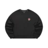Pull décontracté à col rond « Noir Rouge »