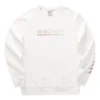 Pull décontracté à col rond « White »