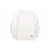 Pull décontracté à col rond « White »