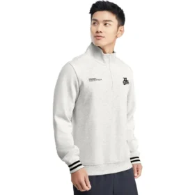 Pull décontracté à demi-zip « White Black »