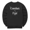 Pull imprimé de lettres « Noir Blanc »