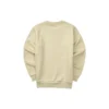Pull à manches longues décontracté avec logo imprimé « Beige »