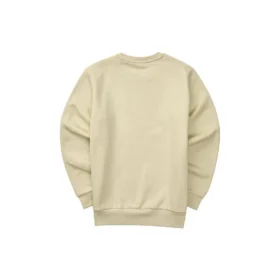 Pull à manches longues décontracté avec logo imprimé « Beige »