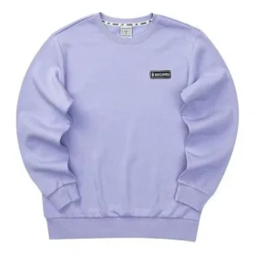 Pull à manches longues décontracté avec logo imprimé « Violet Noir »