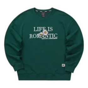 Pull à manches longues Skechers x Romantic Crown « Vert Blanc »