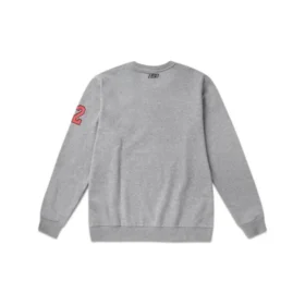 Pull-over en tricot imprimé Alphabet Skechers pour homme, gris