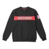Pull-over en tricot imprimé Alphabet Skechers pour homme, noir