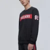 Pull-over en tricot imprimé Alphabet Skechers pour homme, noir