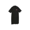 Robe décontractée à demi-zip avec logo imprimé « Blanc Rose Noir »