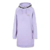 Robe longue à imprimé de la série Performance « Violet Blanc Noir »