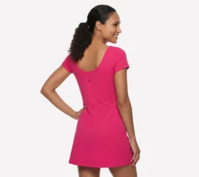Robe à manches courtes et encolure dégagée Go Walk