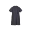 Robe sport-décontractée à col rond et manches courtes, couleur unie « Noir »