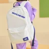 Sac à dos avec logo imprimé « Blanc Bleu »