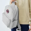 Sac à dos décontracté grande capacité « Blanc Rouge »