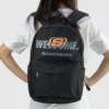 Sac à dos imprimé du logo Scolor « Noir Or Gris »