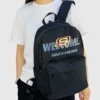 Sac à dos imprimé du logo Scolor « Noir Or Gris »