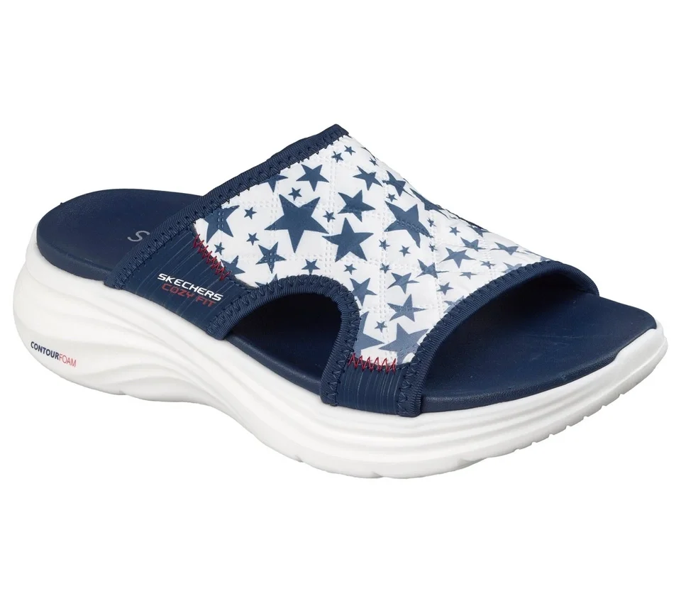 Sandale Contour Foam – Cozy Fit Americana Aura Sandale Contour Foam – Cozy Fit Americana Aura