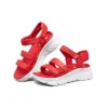Sandale décontractée Ultra Flex Rouge