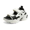 Sandales « Blanc Noir »