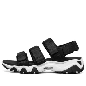 Sandales D lites 2.0 à 3 sangles « Noir Blanc »