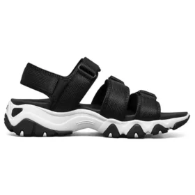 Sandales D lites 2.0 à 3 sangles « Noir Blanc »